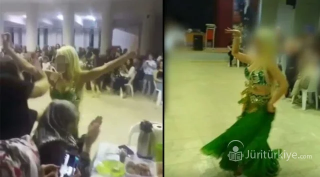 Bursa'da imam hatip okulunda dansöz oynatıldı